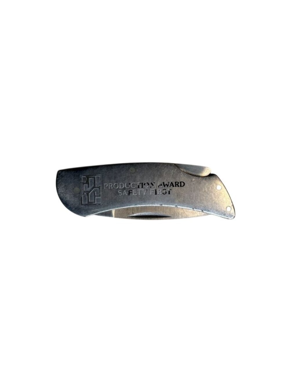 James River Old Town ME Mill Folding Pocket Knife Production Award Safety First